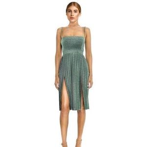 Misha Collection Janelle Midi Dress Green Size 2